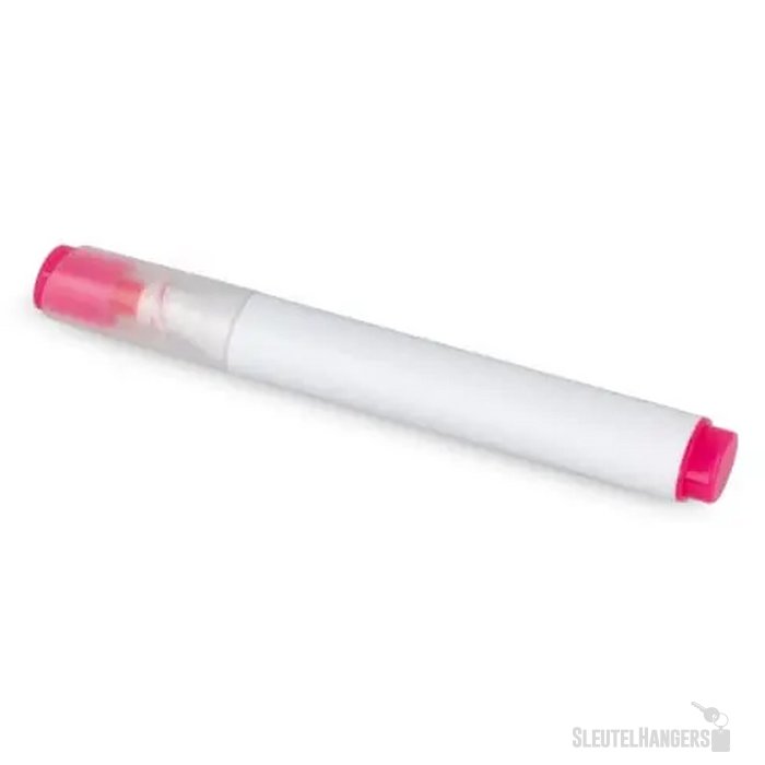 Ovale tekstmarker roze