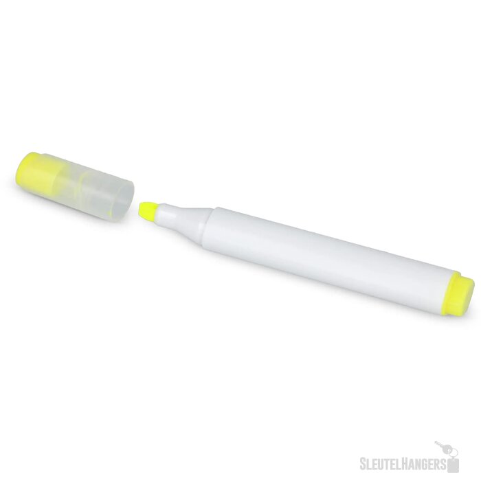 Ovale tekstmarker geel