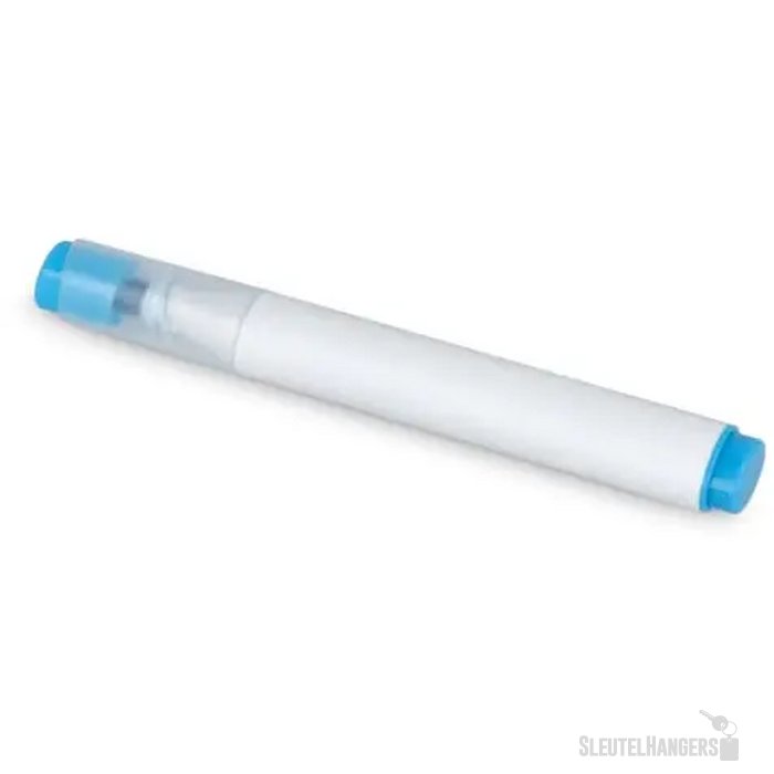 Ovale tekstmarker blauw