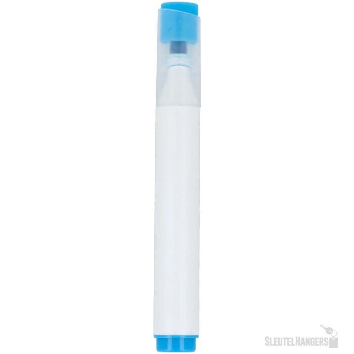 Ovale tekstmarker blauw