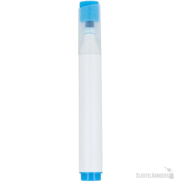Ovale tekstmarker blauw