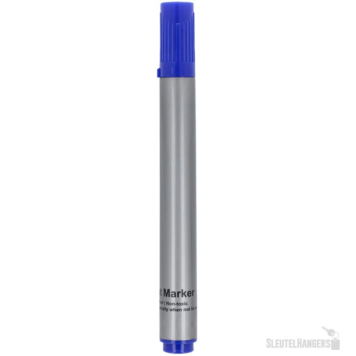 Permanent marker blauw
