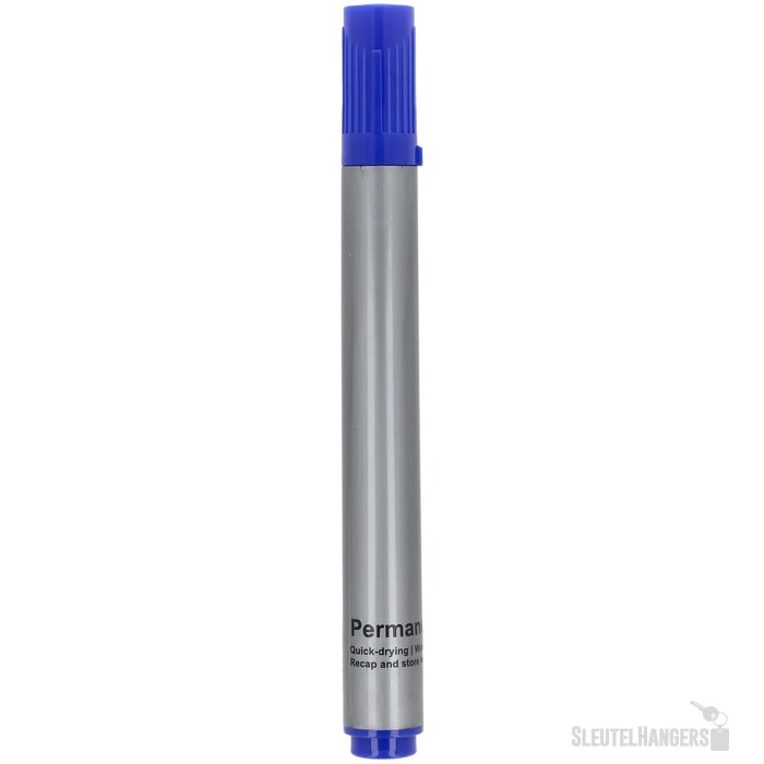 Permanent marker blauw
