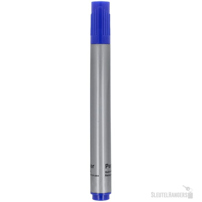 Permanent marker blauw