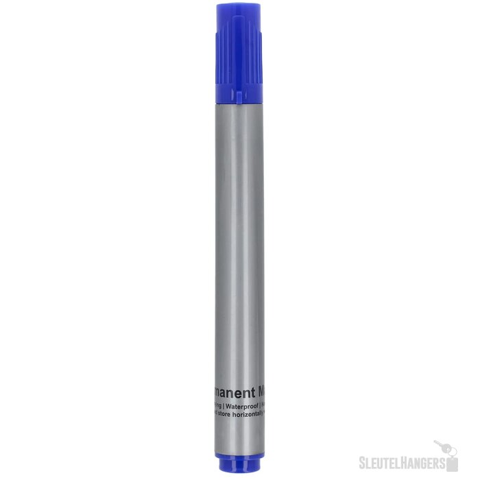 Permanent marker blauw