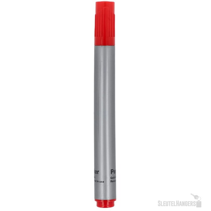Permanent marker rood