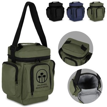 R-PET 600D Lunchkoeler 10L olijfgroen