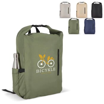 R-PET 600D Rolltop gesp rugzak 20L grijs