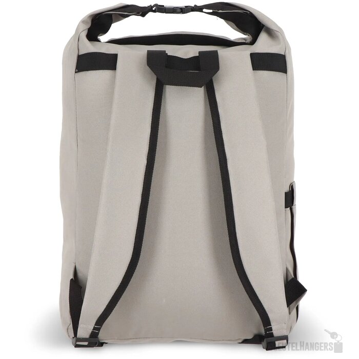R-PET 600D Rolltop gesp rugzak 20L grijs