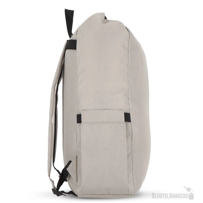 R-PET 600D Rolltop gesp rugzak 20L grijs
