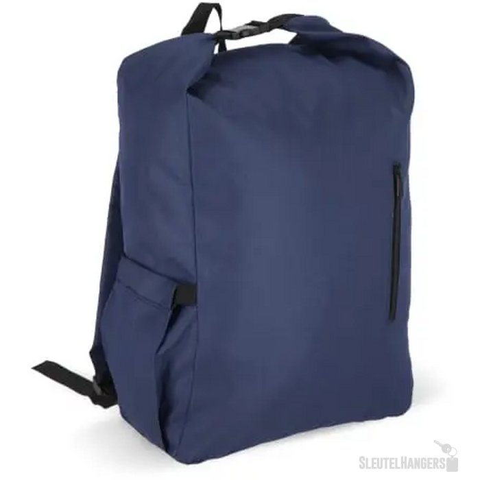 R-PET 600D Rolltop gesp rugzak 20L donkerblauw