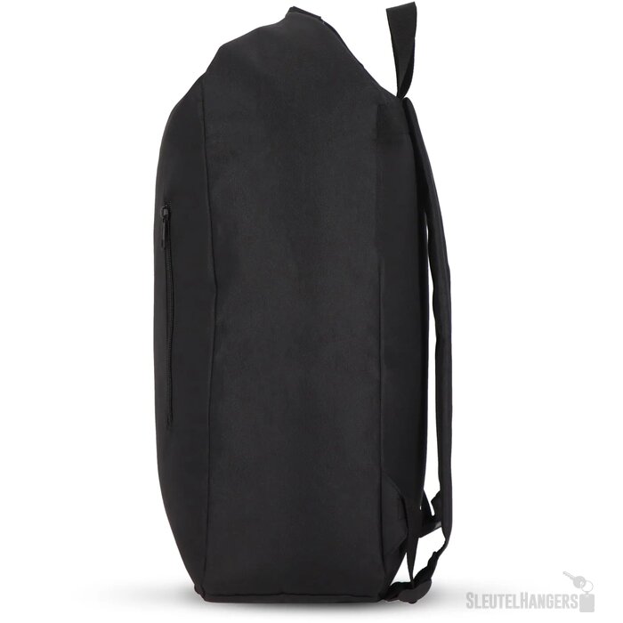 R-PET 600D Rolltop gesp rugzak 20L zwart