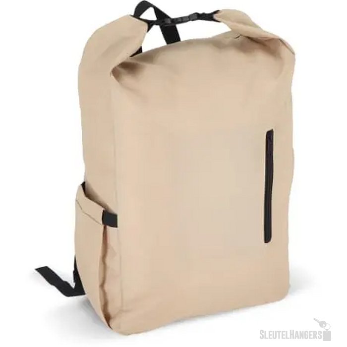 R-PET 600D Rolltop gesp rugzak 20L ecru