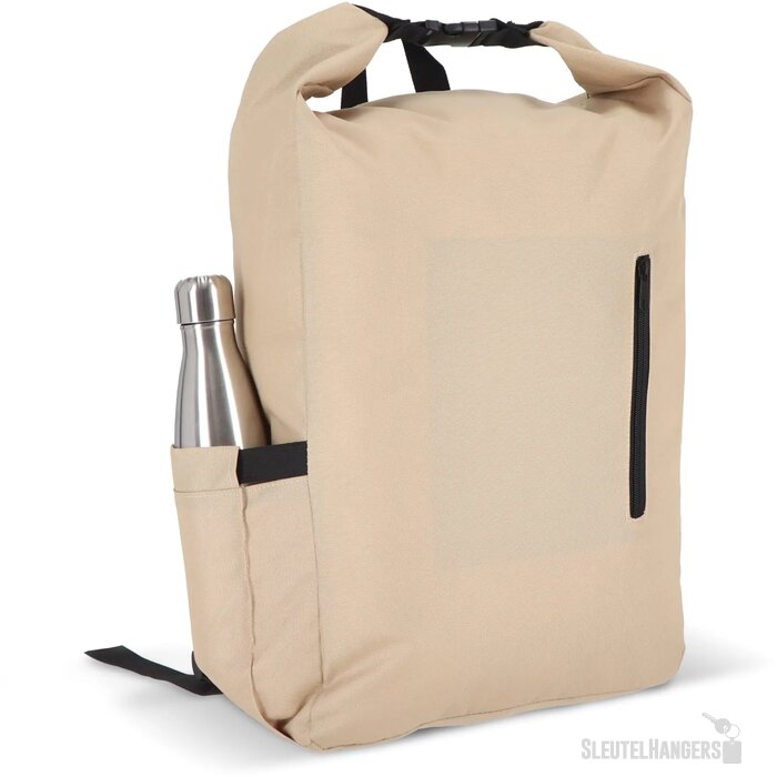 R-PET 600D Rolltop gesp rugzak 20L ecru