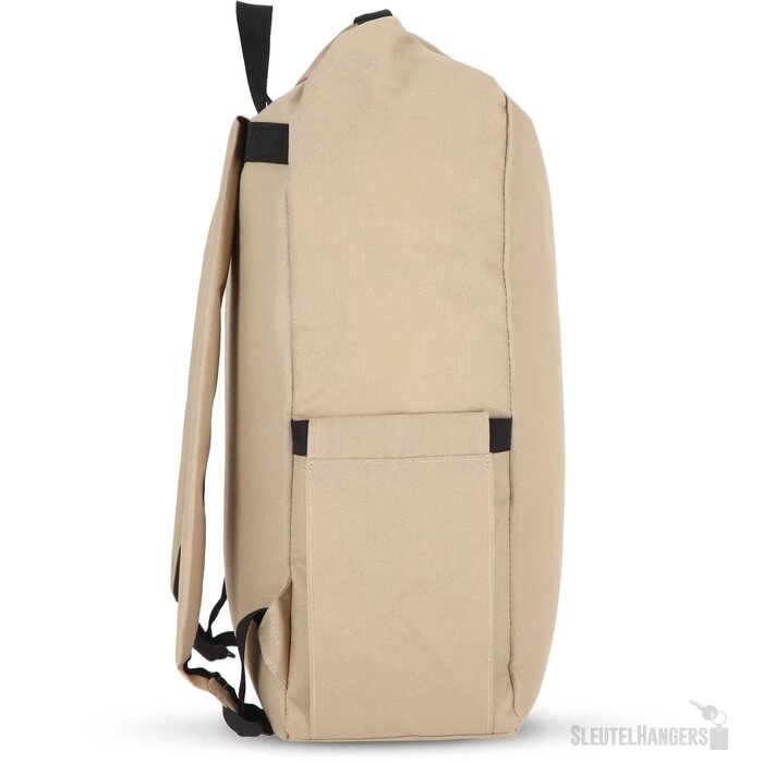 R-PET 600D Rolltop gesp rugzak 20L ecru