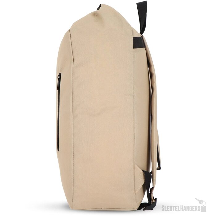 R-PET 600D Rolltop gesp rugzak 20L ecru