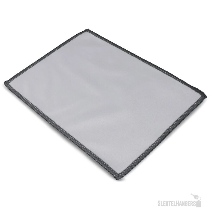 R-PET microvezel reinigingsdoek 13 x 18cm sublimatie wit
