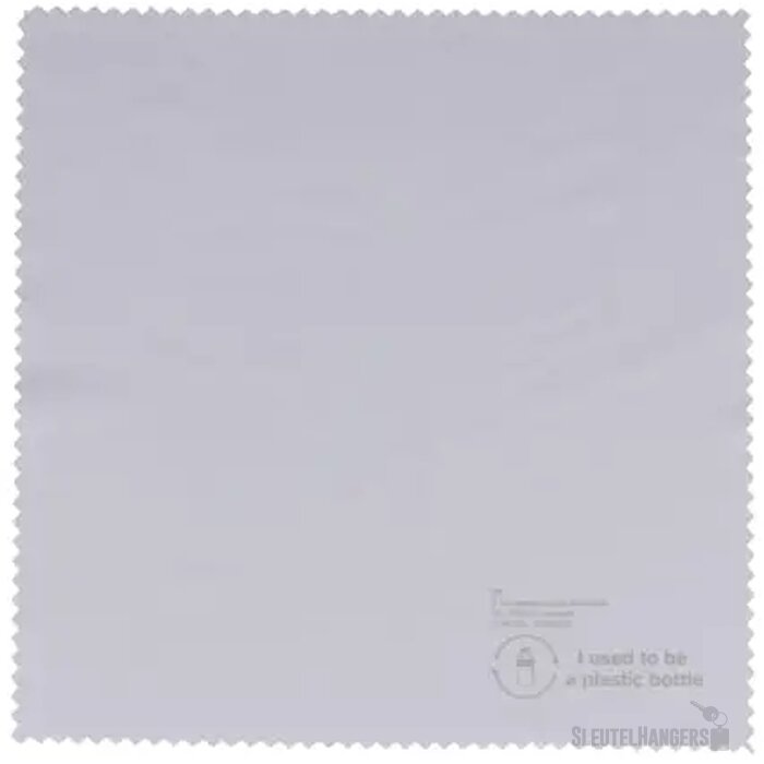 R-PET microvezel reinigingsdoek 15 x 15cm sublimatie wit
