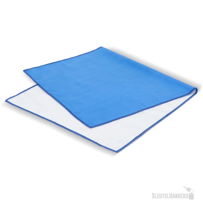 R-PET sneldrogende sport handdoek 40x80cm met etui (200g/m²) sublimatie blauw