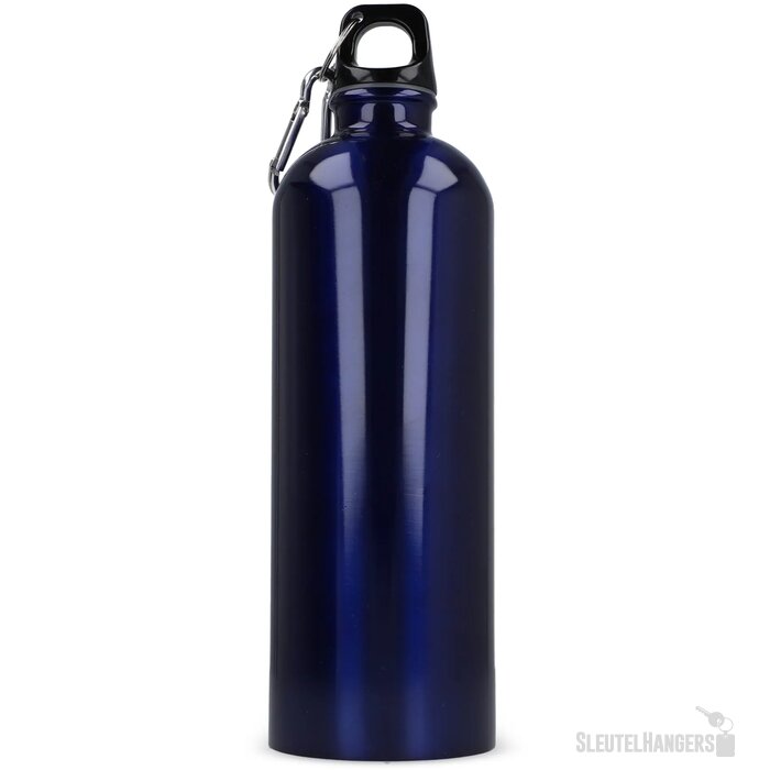 R-SS enkelwandige fles met karabijnhaak 750ml donkerblauw