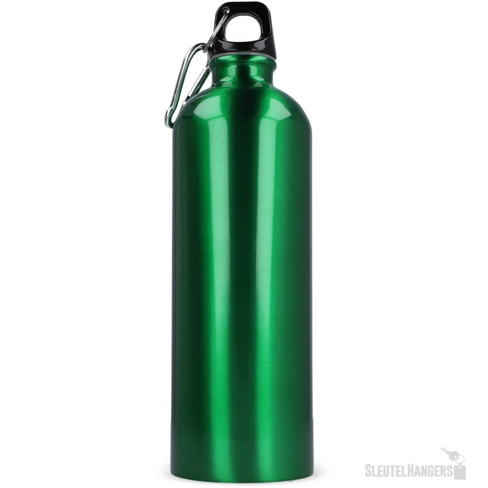 R-SS enkelwandige fles met karabijnhaak 750ml lichtgroen