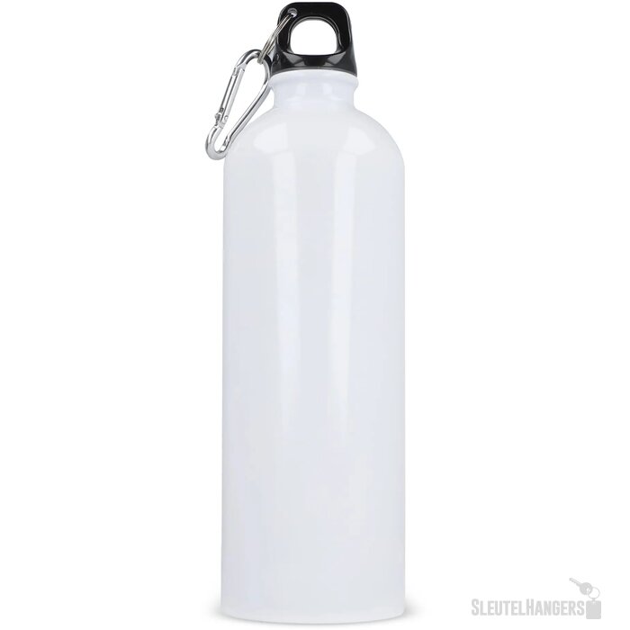 R-SS enkelwandige fles met karabijnhaak 750ml wit