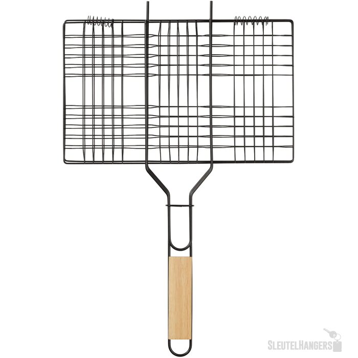 Rechthoekige barbecue grill hout