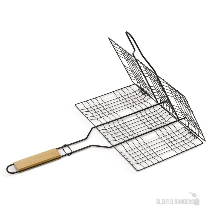 Rechthoekige barbecue grill hout