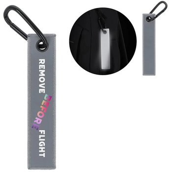 Reflective Flight Tag 30 x 145 cm grijs