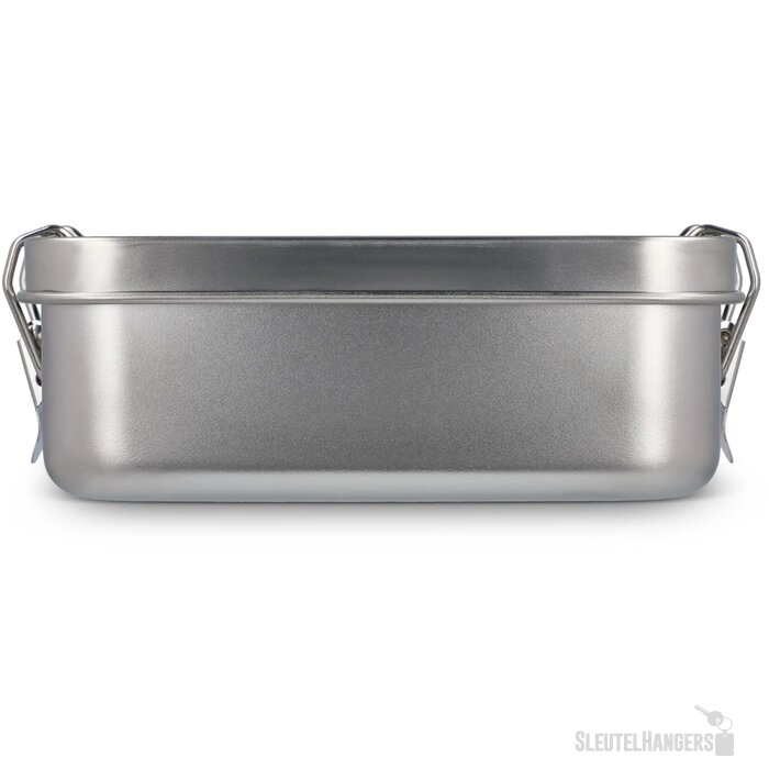 Roestvrij stalen lunchbox zilver
