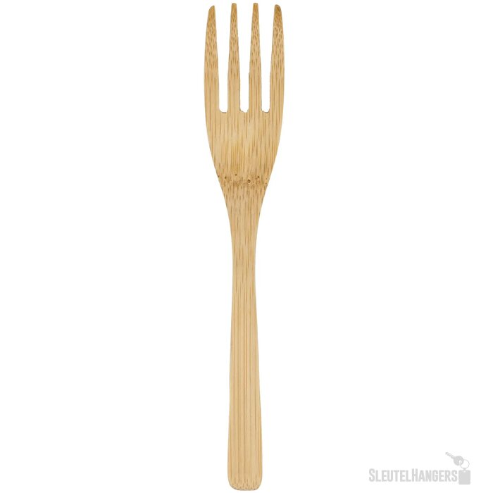 Roestvrij stalen lunchbox met bamboo deksel zilver