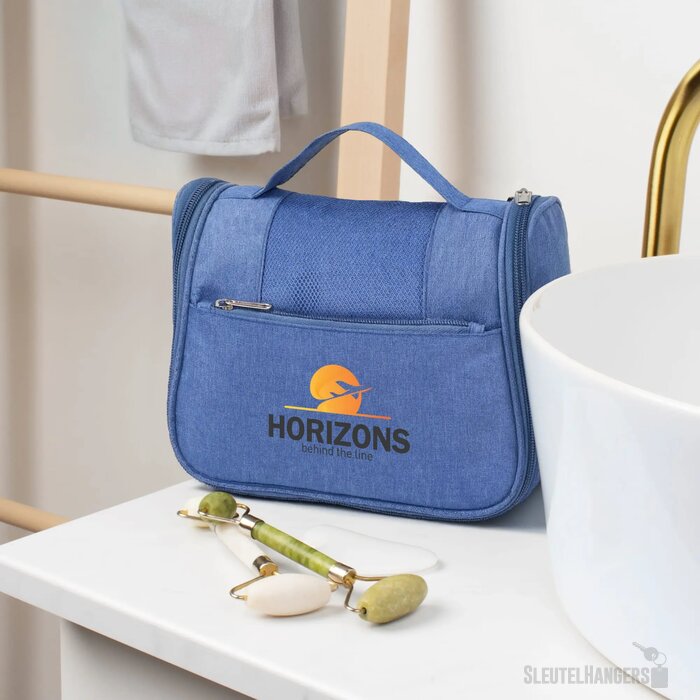 rPET 300D Kora toilettas voor op reis blauw
