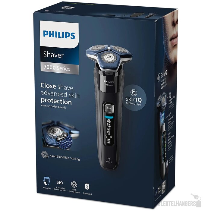 S7886|Philips Elektrisch scheerapparaat voor nat en droog scheren zwart