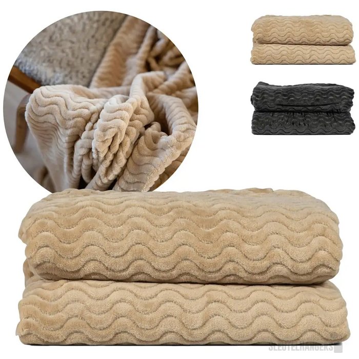 Sagaform Agnes fleece deken