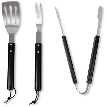 Sagaform Fredde BBQ set 3-delig zwart / zilver