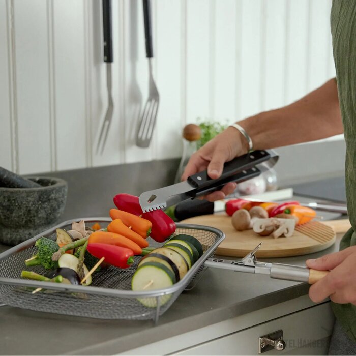 Sagaform Fredde BBQ set 3-delig zwart / zilver