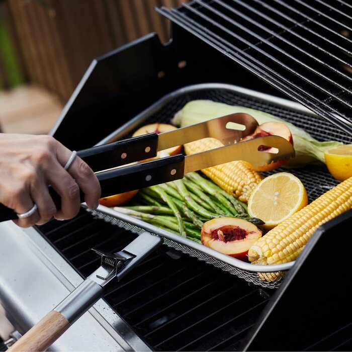 Sagaform Fredde BBQ set 3-delig zwart / zilver