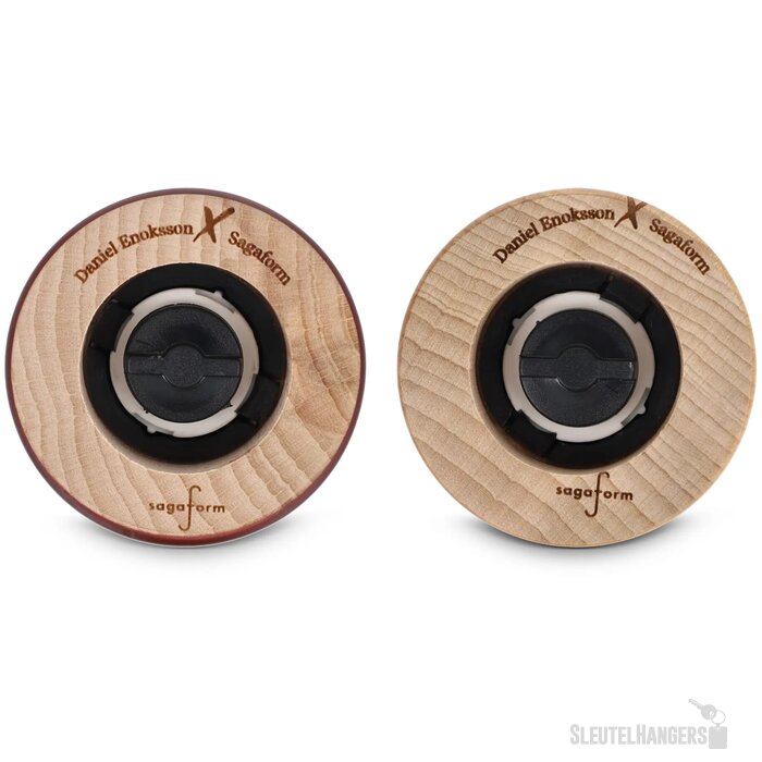 Sagaform Gurken Zout- en Pepermolen Set klein, 15cm donker rood