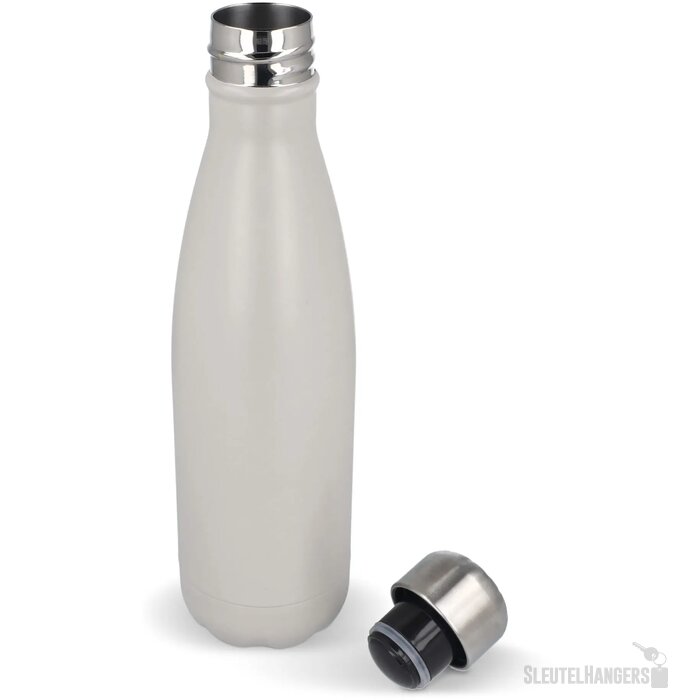 Sagaform Nils stalen fles gepoedercoat 500 ml beige 500 ml