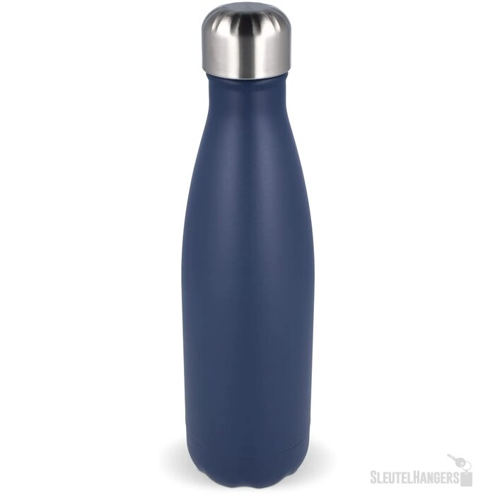 Sagaform Nils stalen fles gepoedercoat 500 ml donkerblauw 500 ml