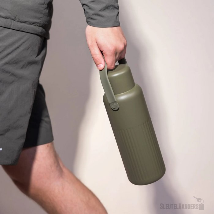 Sagaform Theo gerecycled thermosfles Lichtgroen 1000 ml