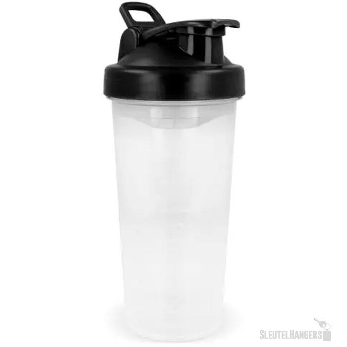 Shaker fles Zwart