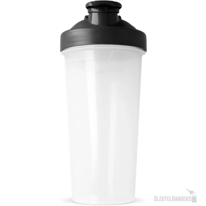 Shaker fles Zwart