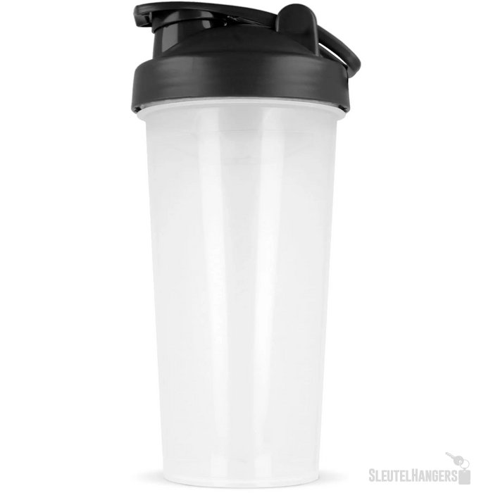 Shaker fles Zwart