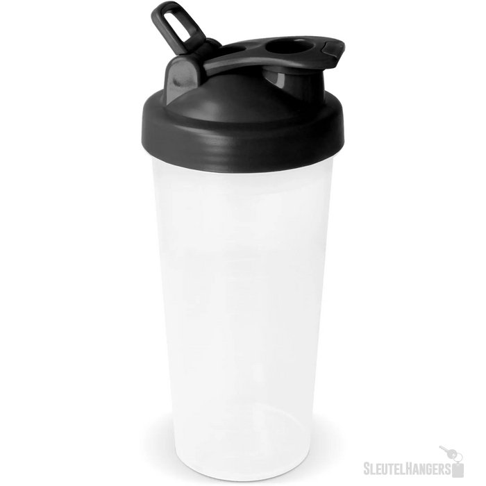 Shaker fles Zwart