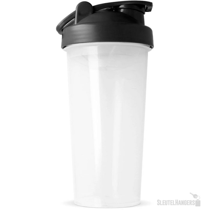 Shaker fles Zwart