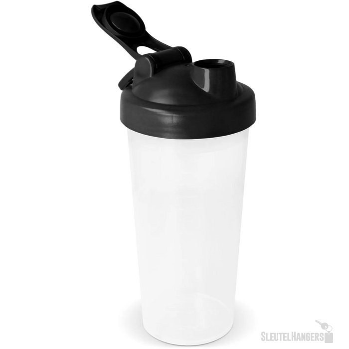 Shaker fles Zwart