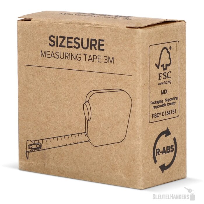 SizeSure Rolmaat 3 meter grijs