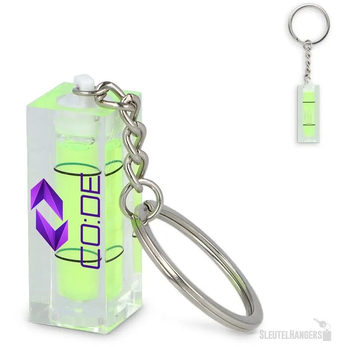 Sleutelhanger met waterpas