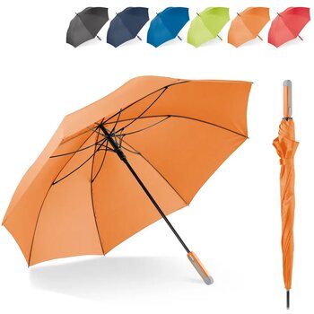 Stokparaplu 25” auto open donkerblauw
